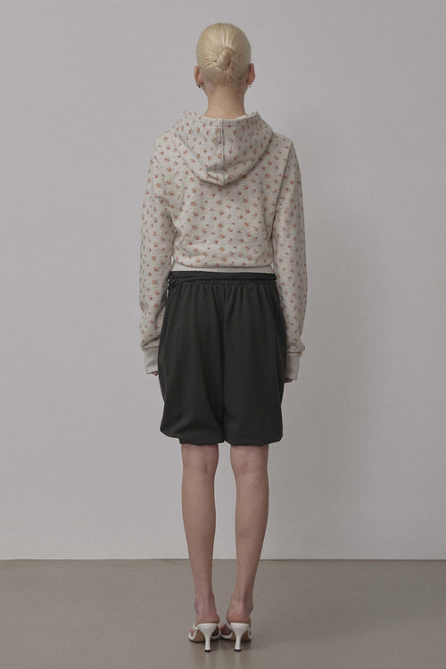 Cottage Zip-Up Hoodie Flower